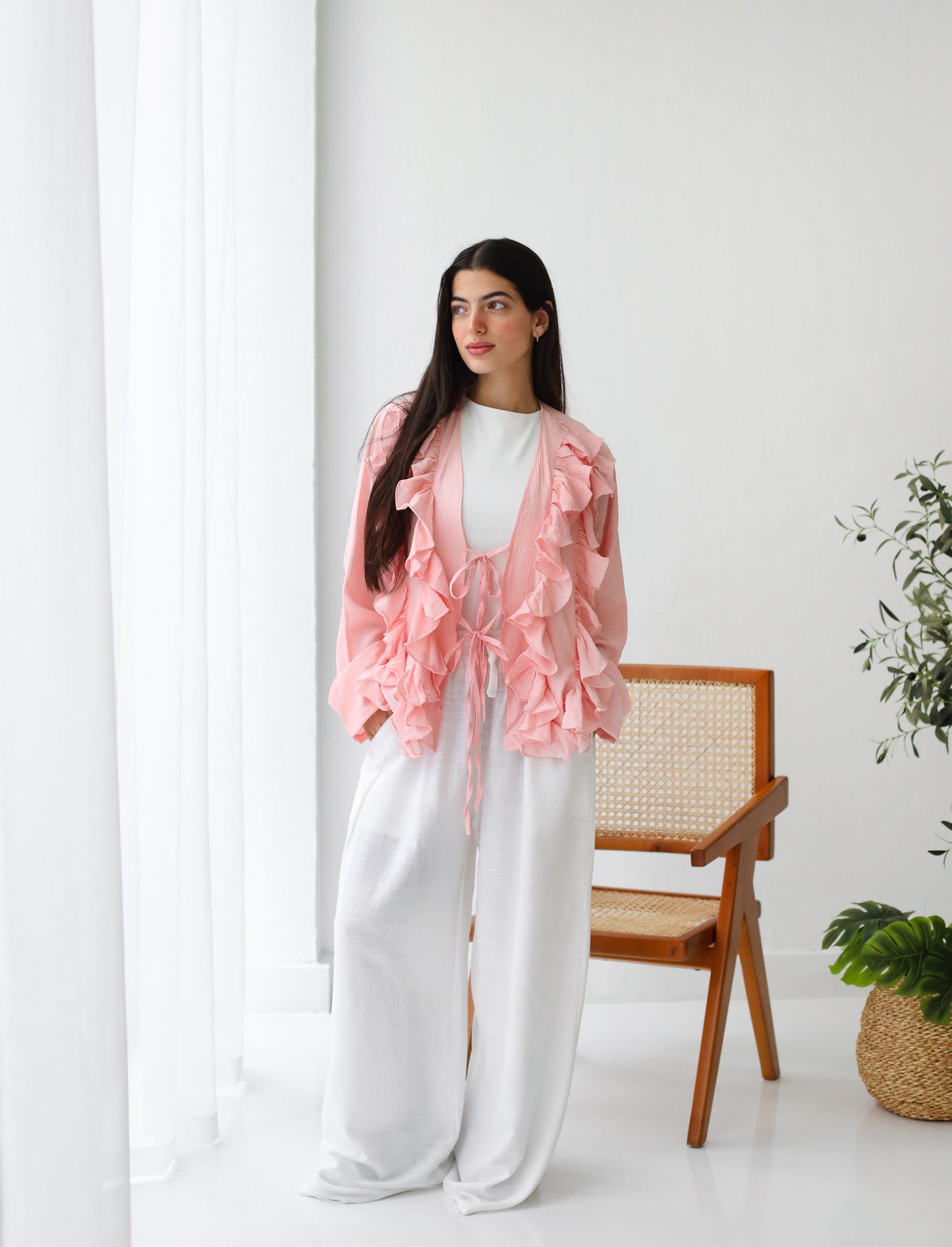 Sea Foam Pants in White