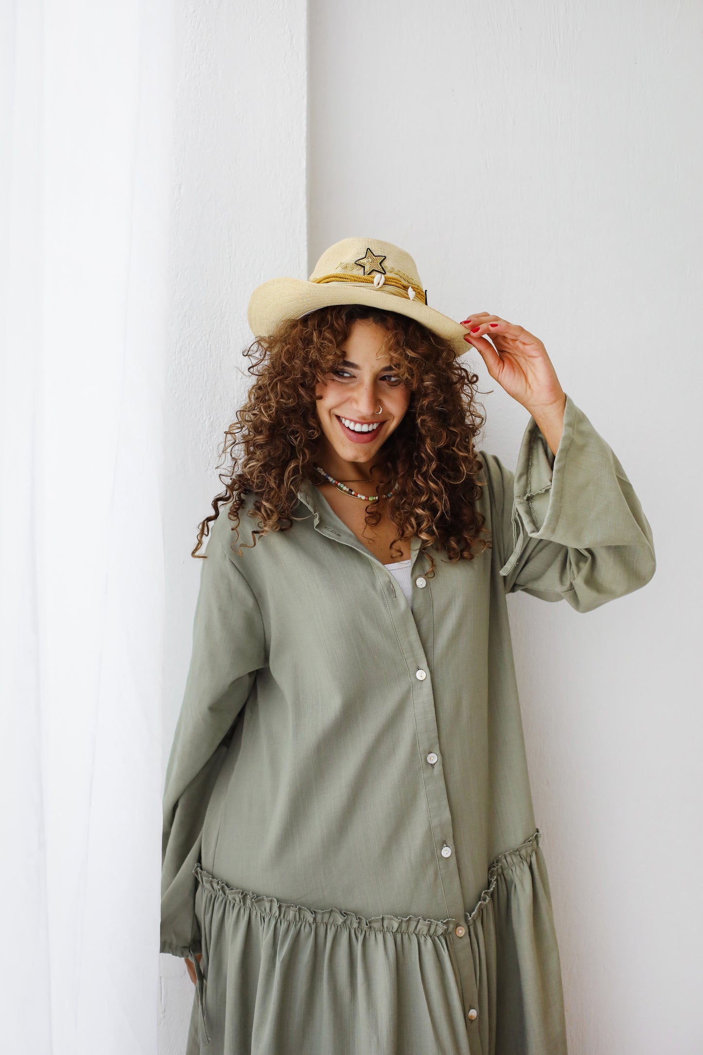 Sea Breeze Dress in Sage