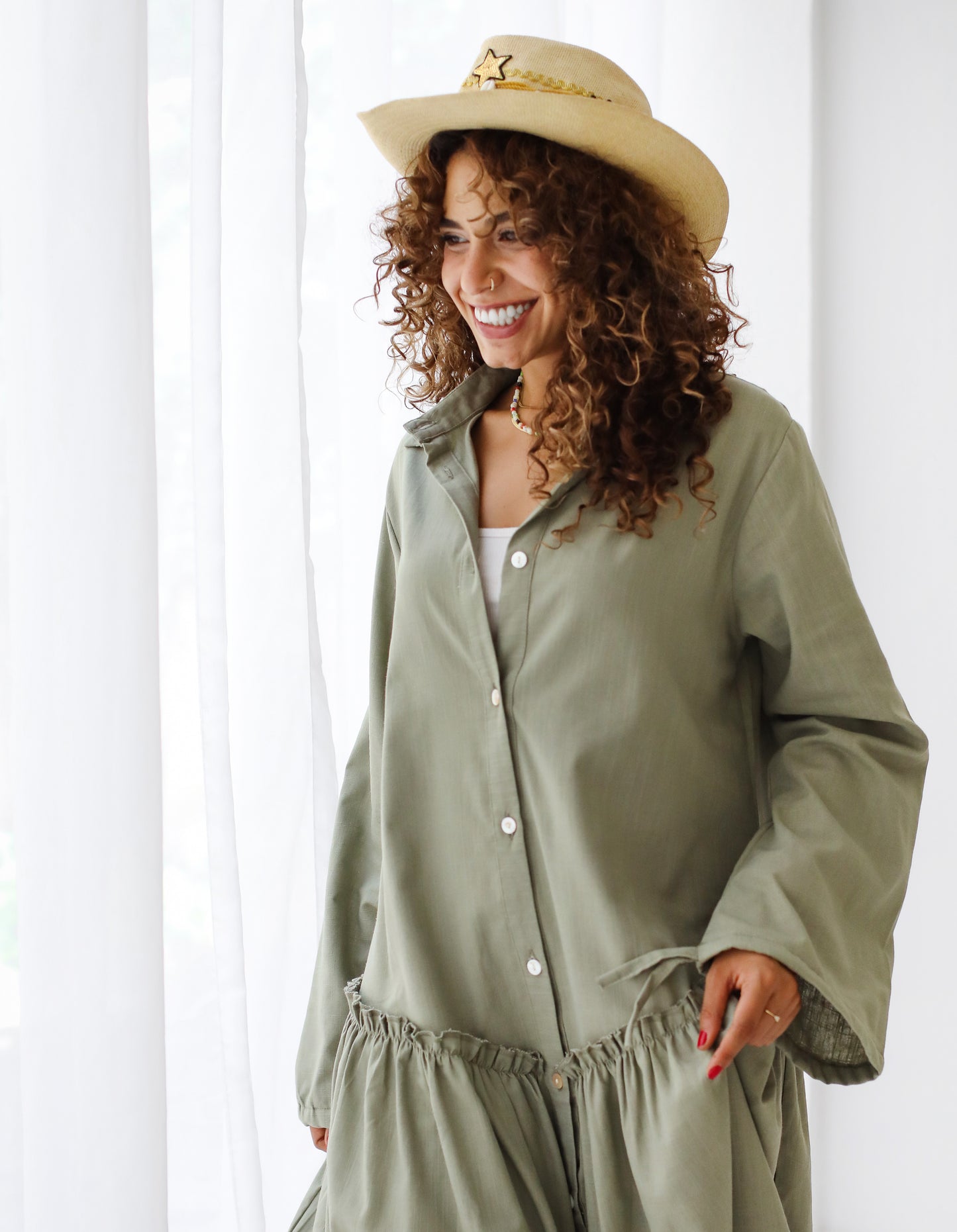 Sea Breeze Dress in Sage