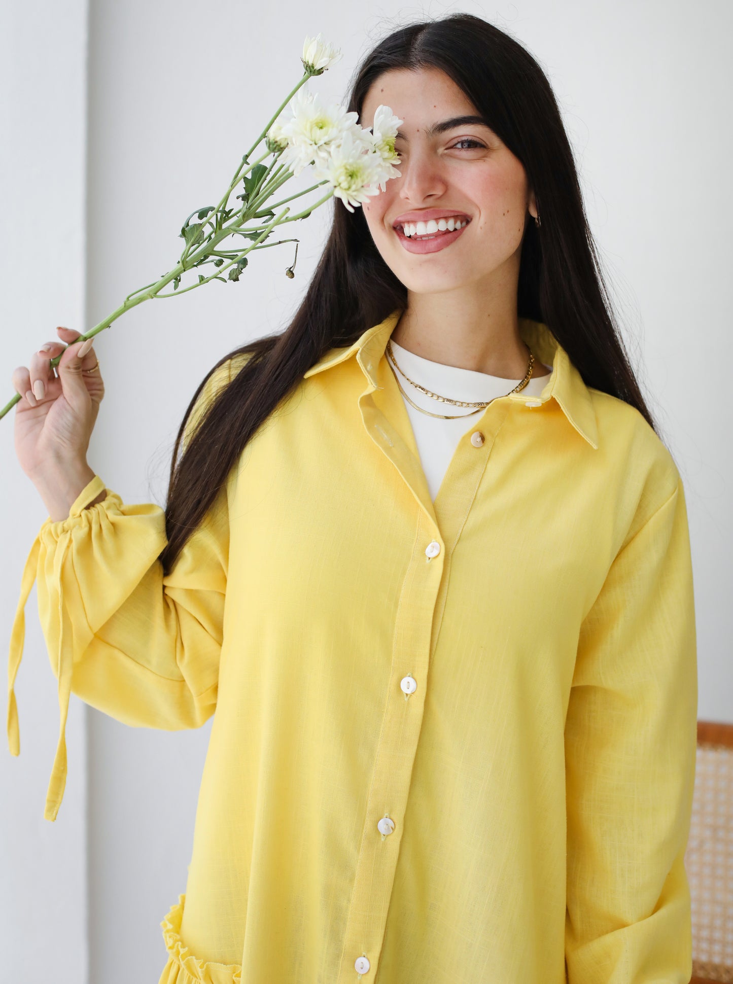 Sea Breeze Dress in Yellow