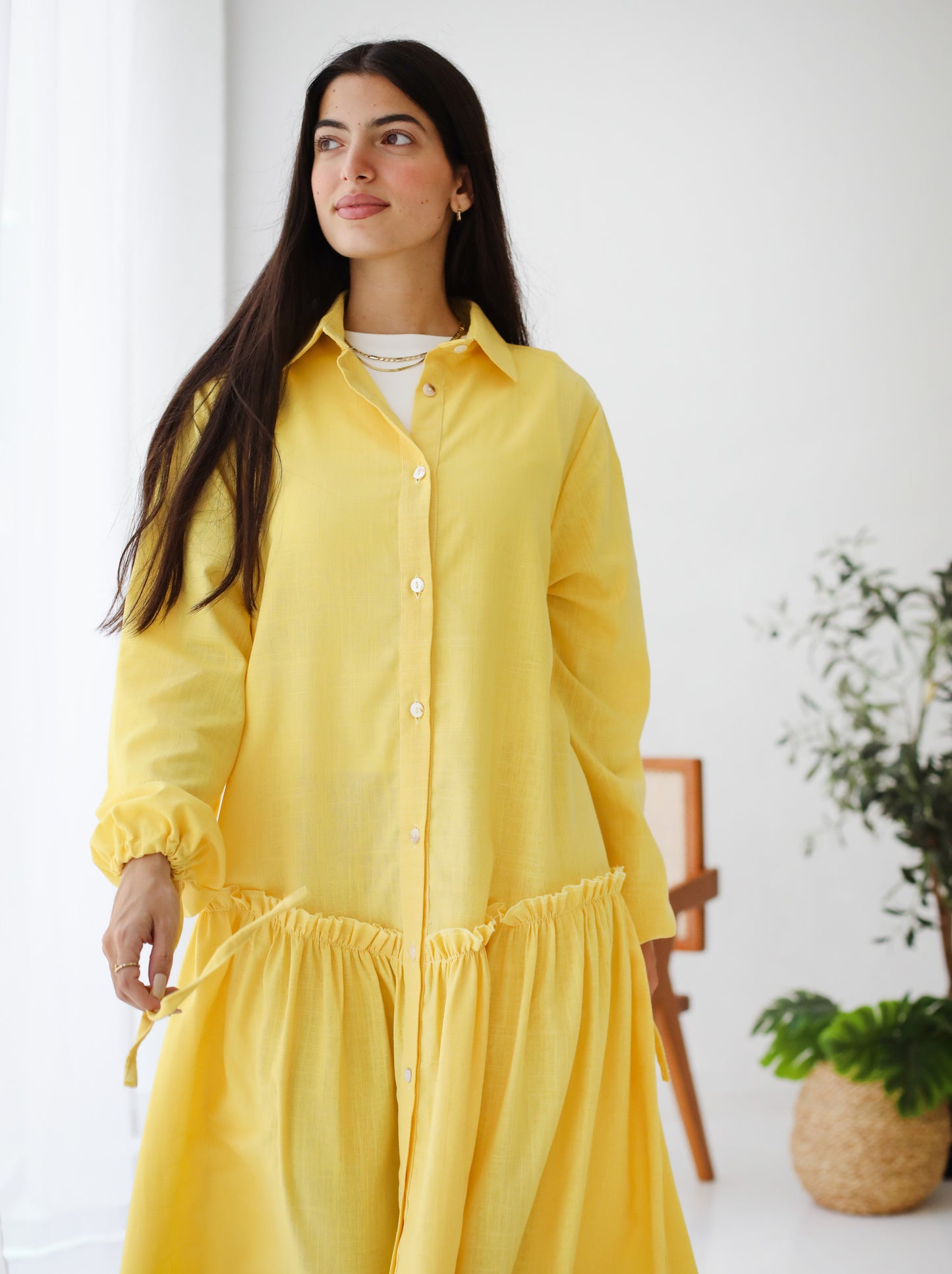 Sea Breeze Dress in Yellow