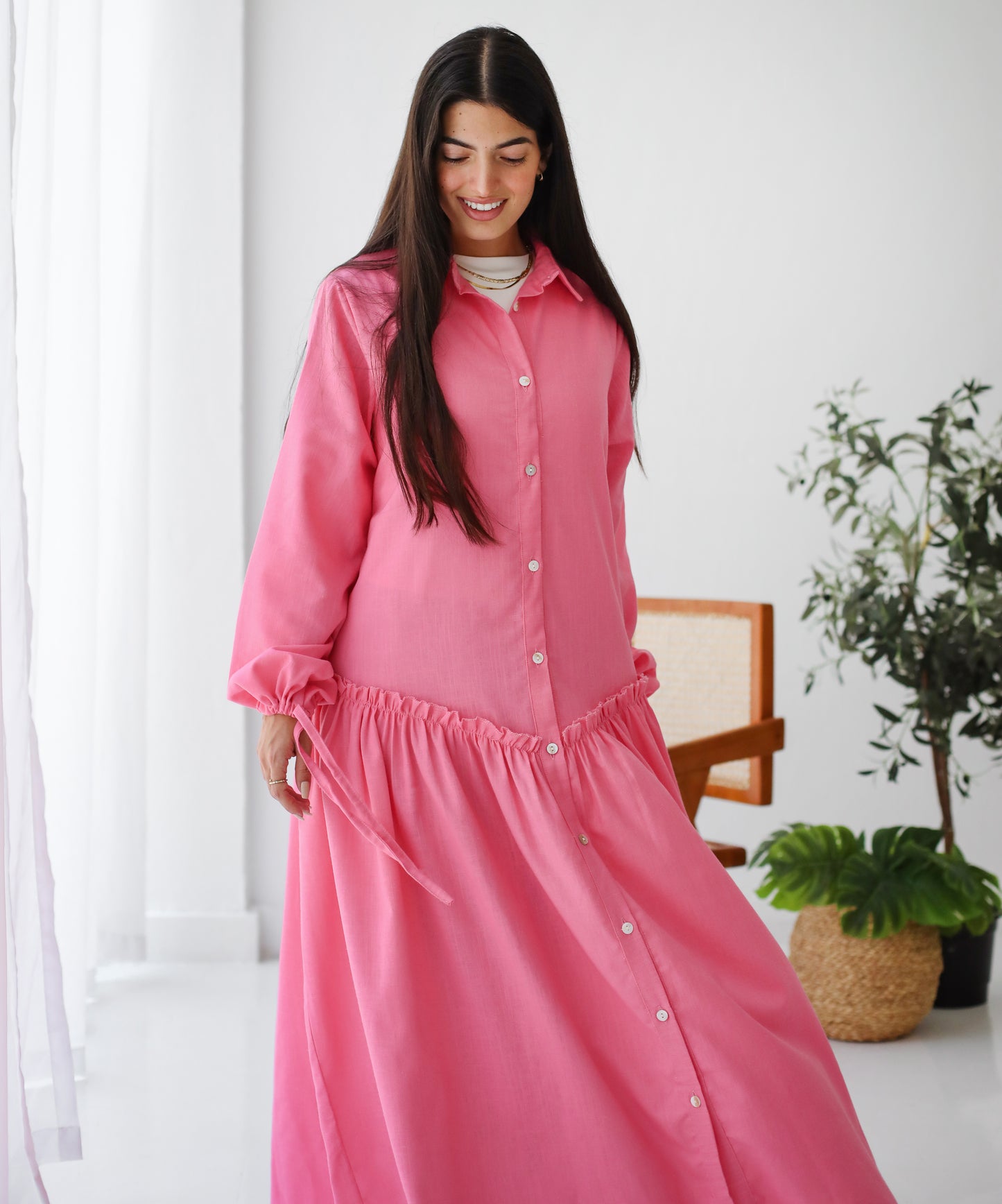 Sea Breeze Dress in Pink