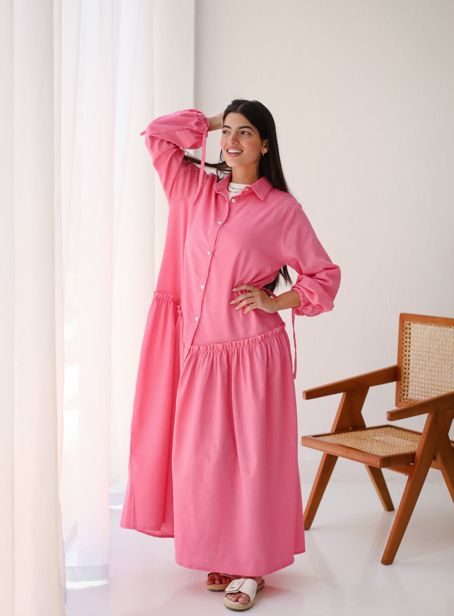 Sea Breeze Dress in Pink