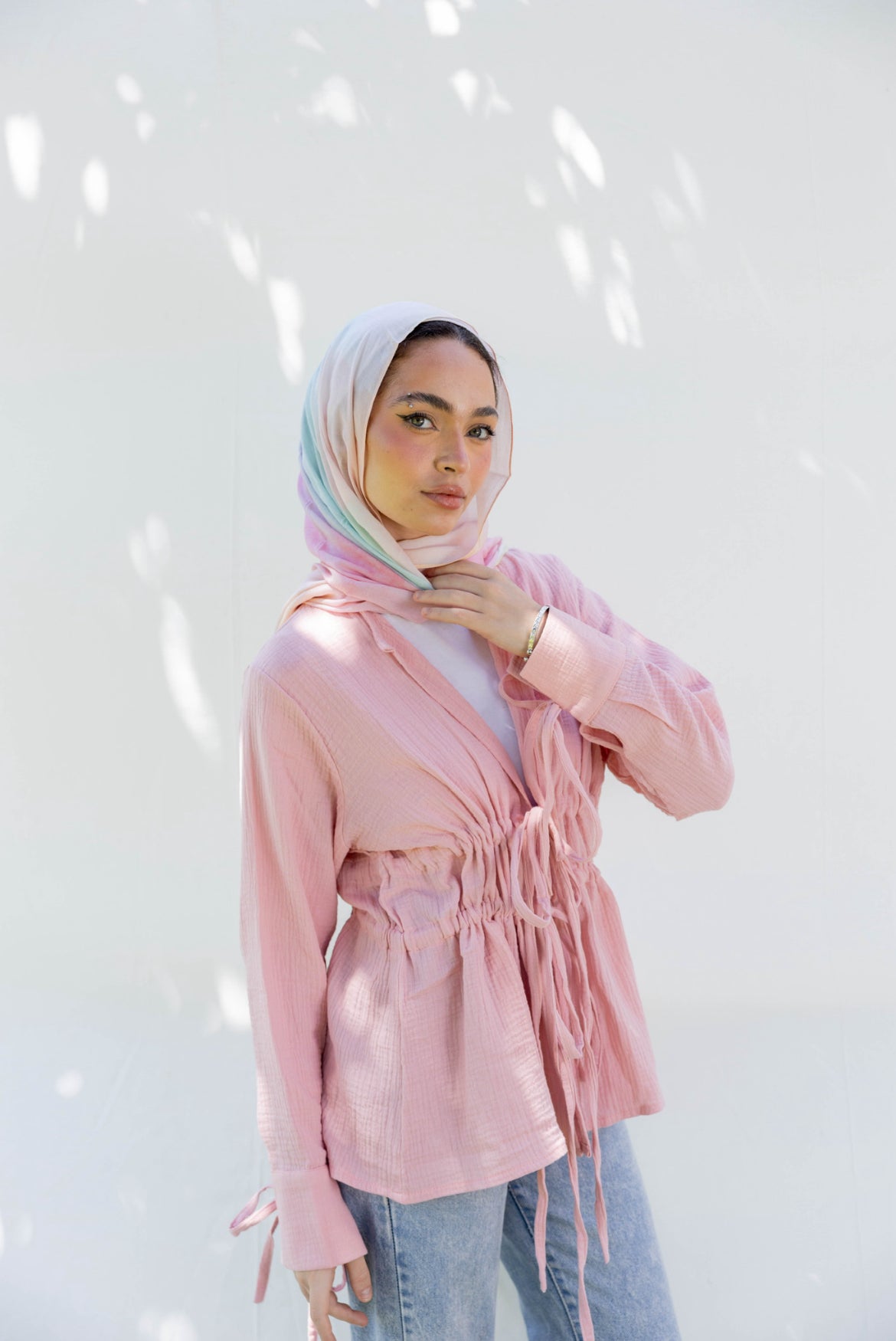 Flora Drawstring Waist Shirt