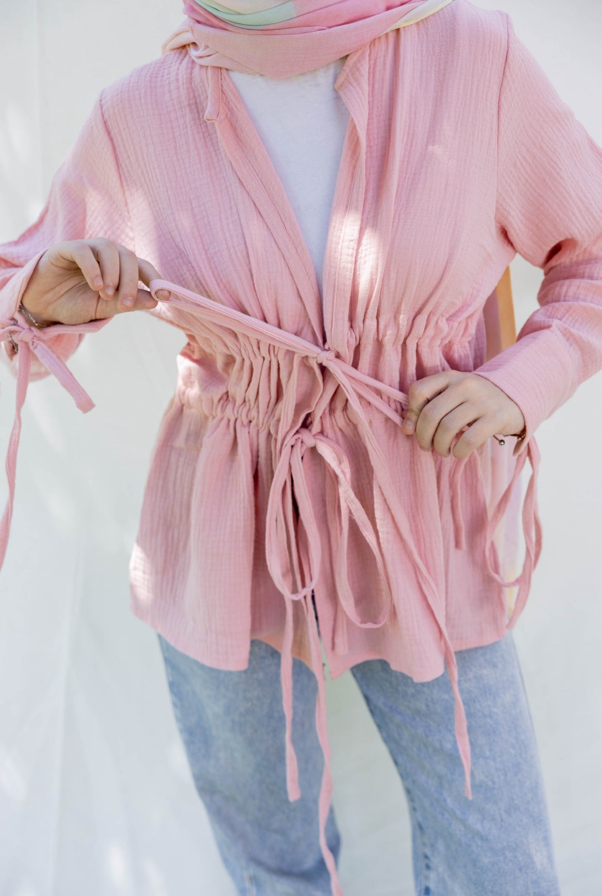 Flora Drawstring Waist Shirt