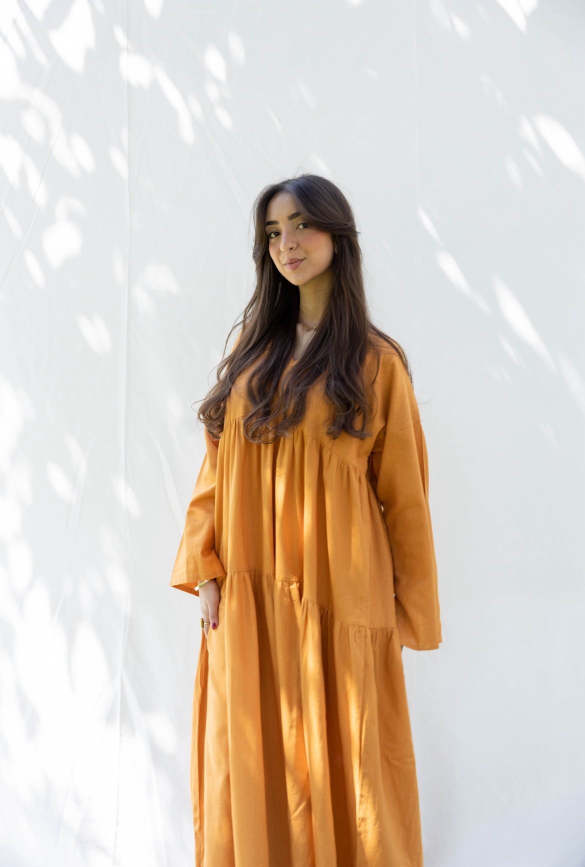 SunFlower Dress in Orange