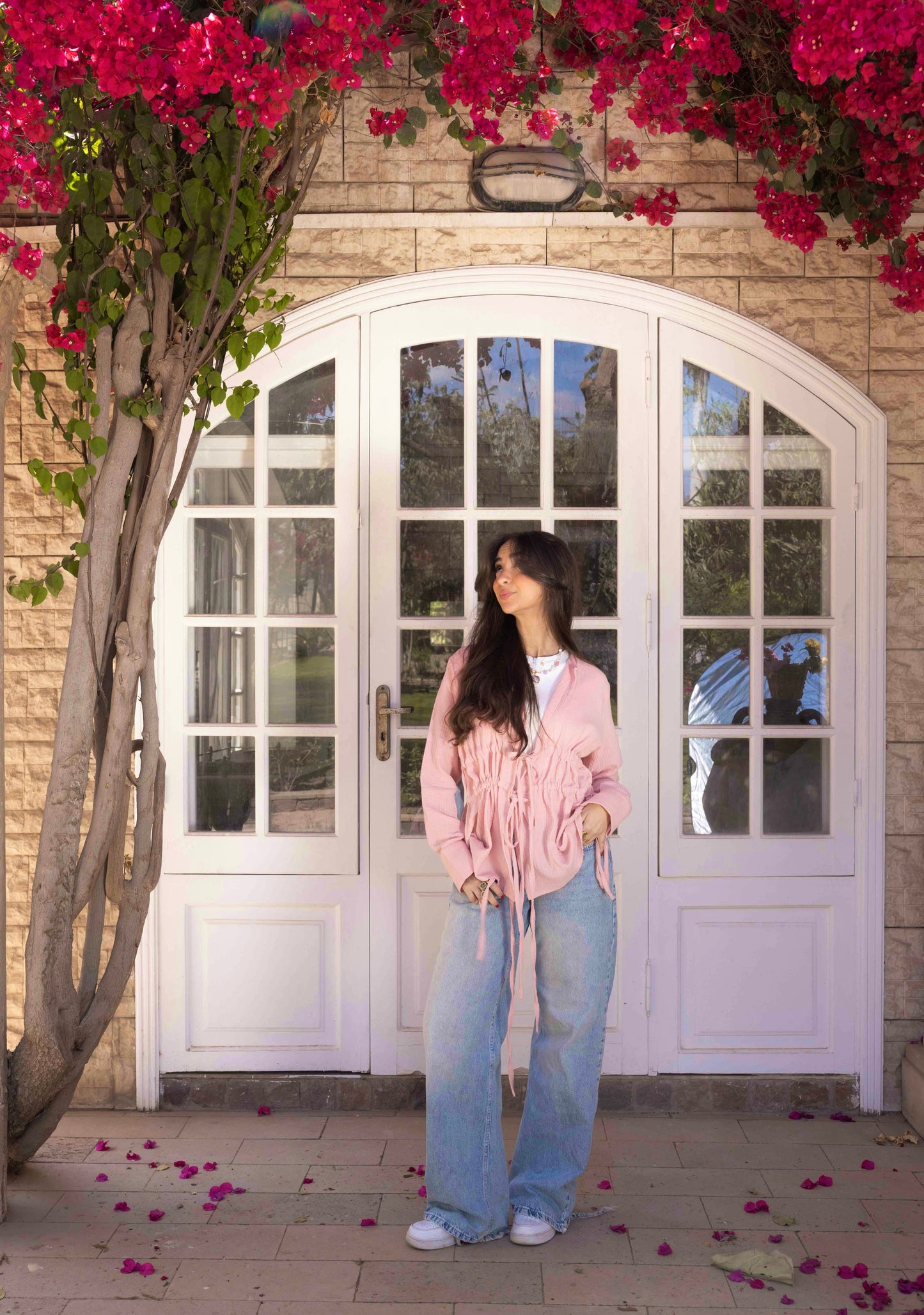 Flora Drawstring Waist Shirt