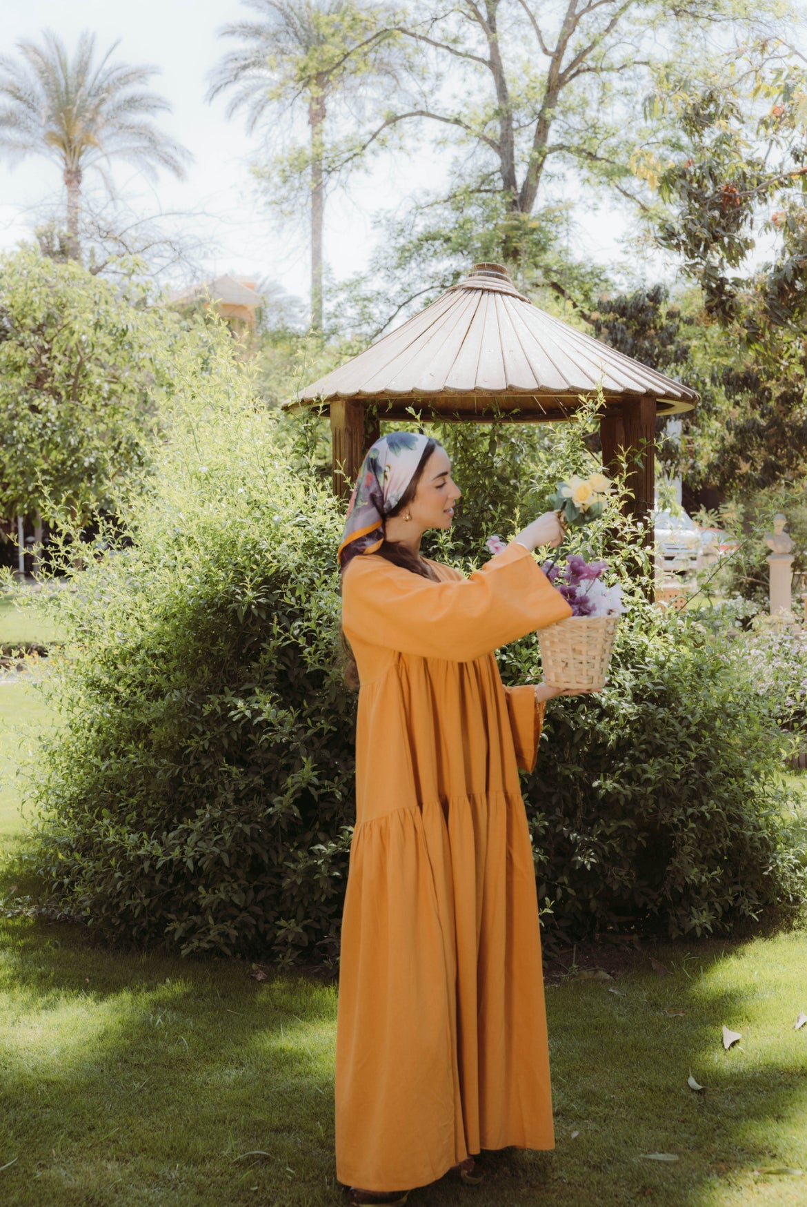 SunFlower Dress in Orange