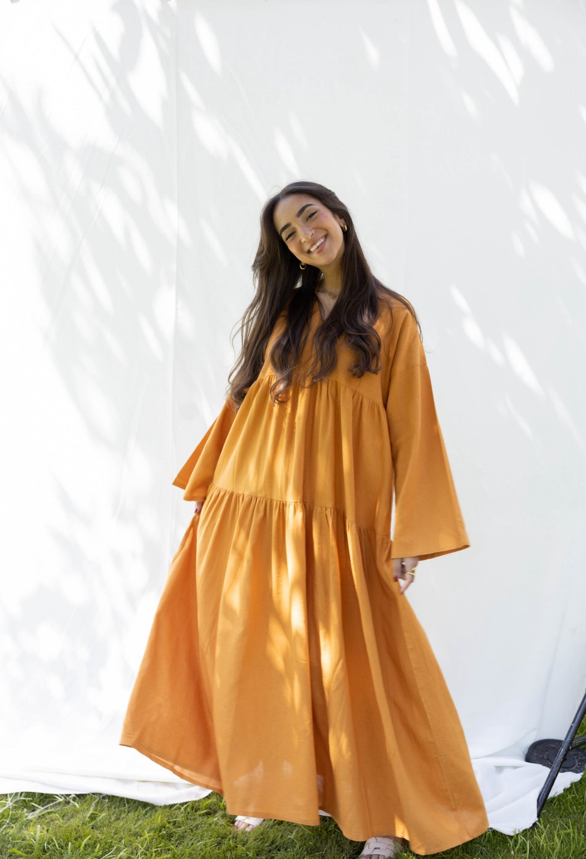SunFlower Dress in Orange