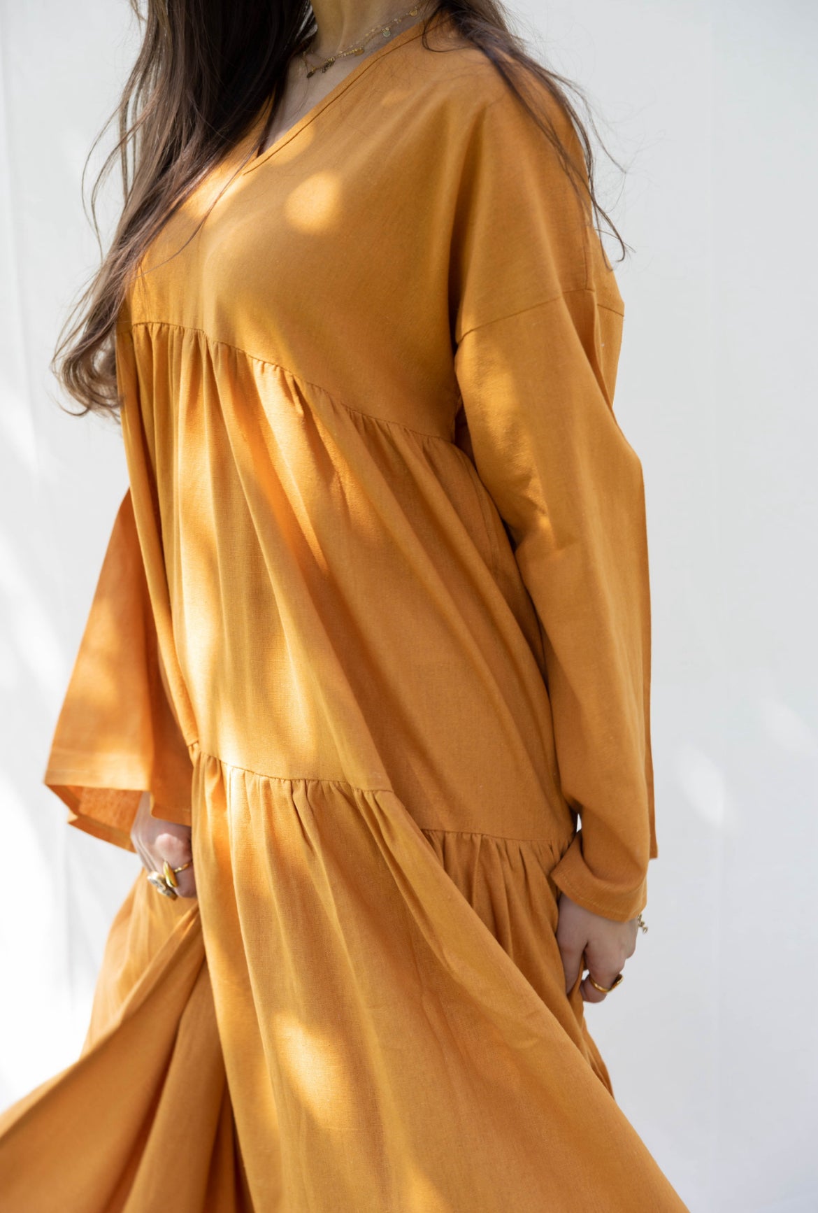 SunFlower Dress in Orange