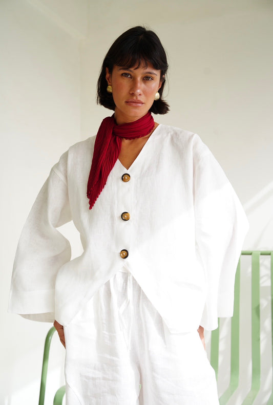 Soft Breeze Top in White