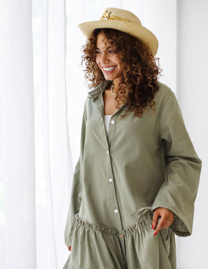 Sea Breeze Dress in Sage