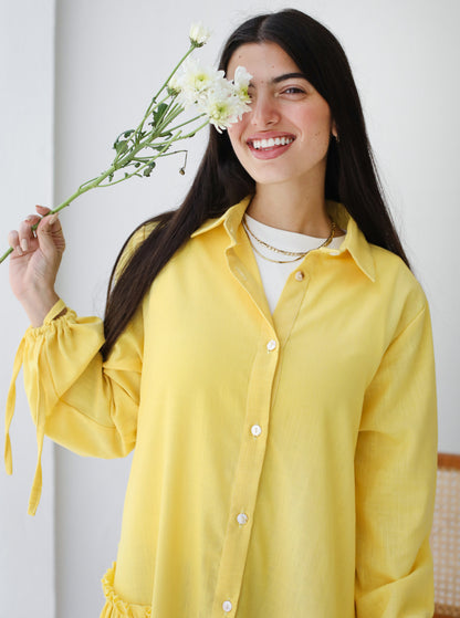 Sea Breeze Dress in Yellow
