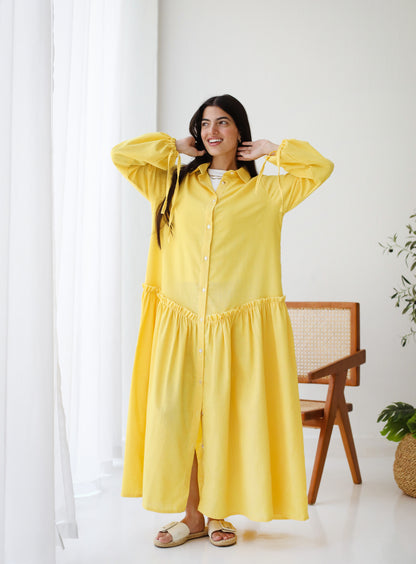 Sea Breeze Dress in Yellow