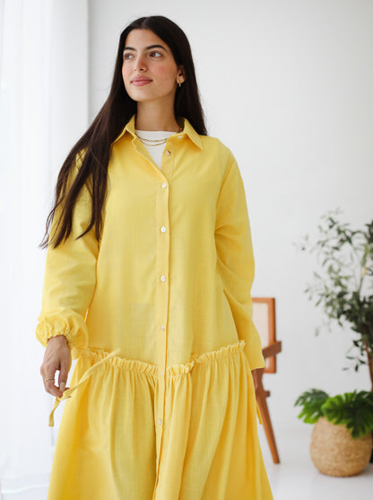 Sea Breeze Dress in Yellow