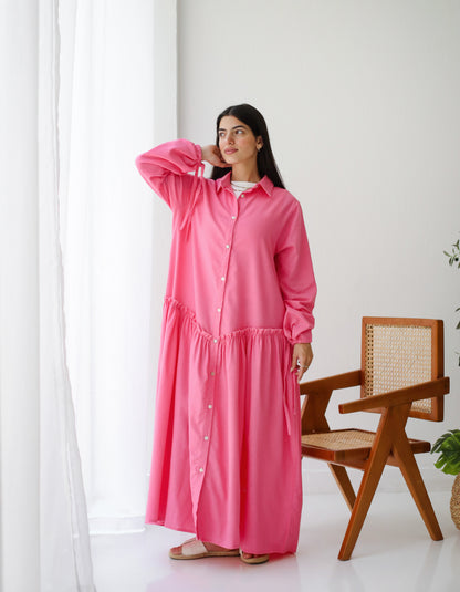 Sea Breeze Dress in Pink