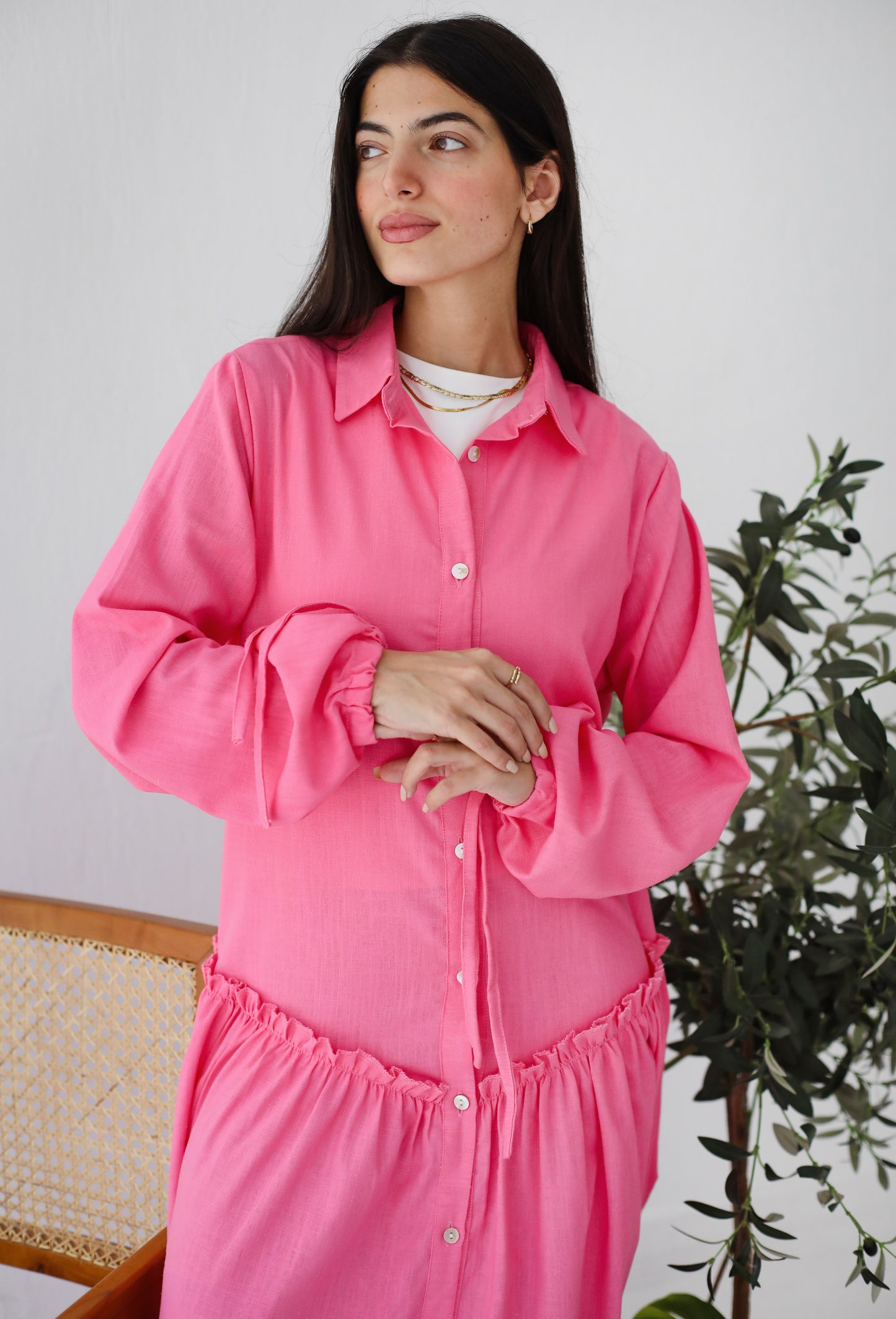 Sea Breeze Dress in Pink