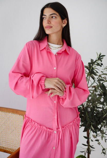 Sea Breeze Dress in Pink
