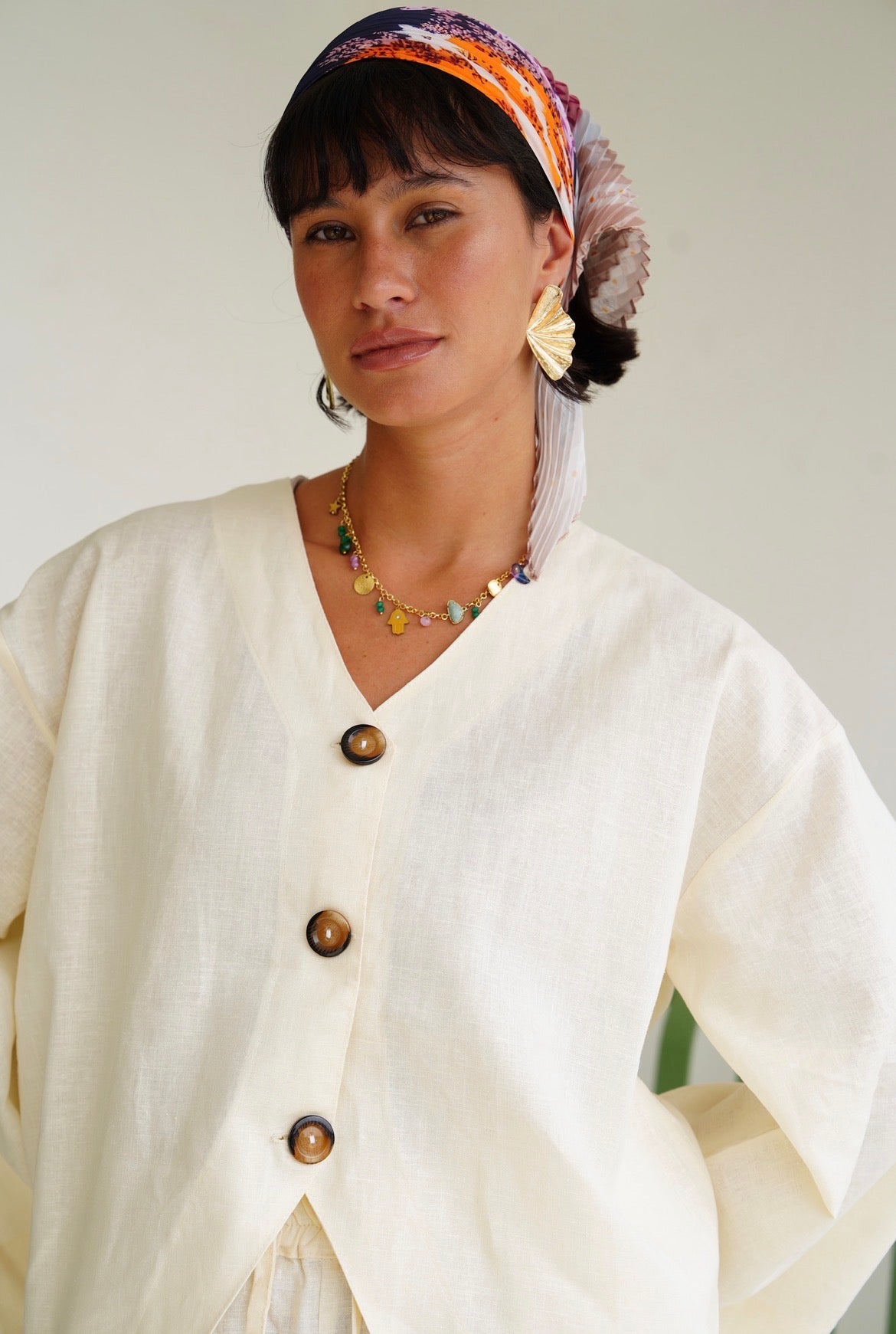 Soft Breeze Top in Butter Yellow
