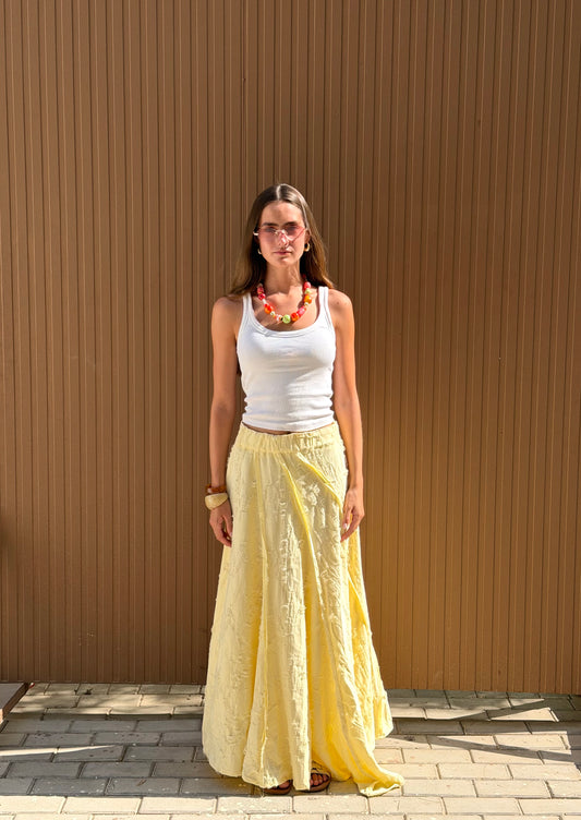 The Sway Skirt in Butter Yellow
