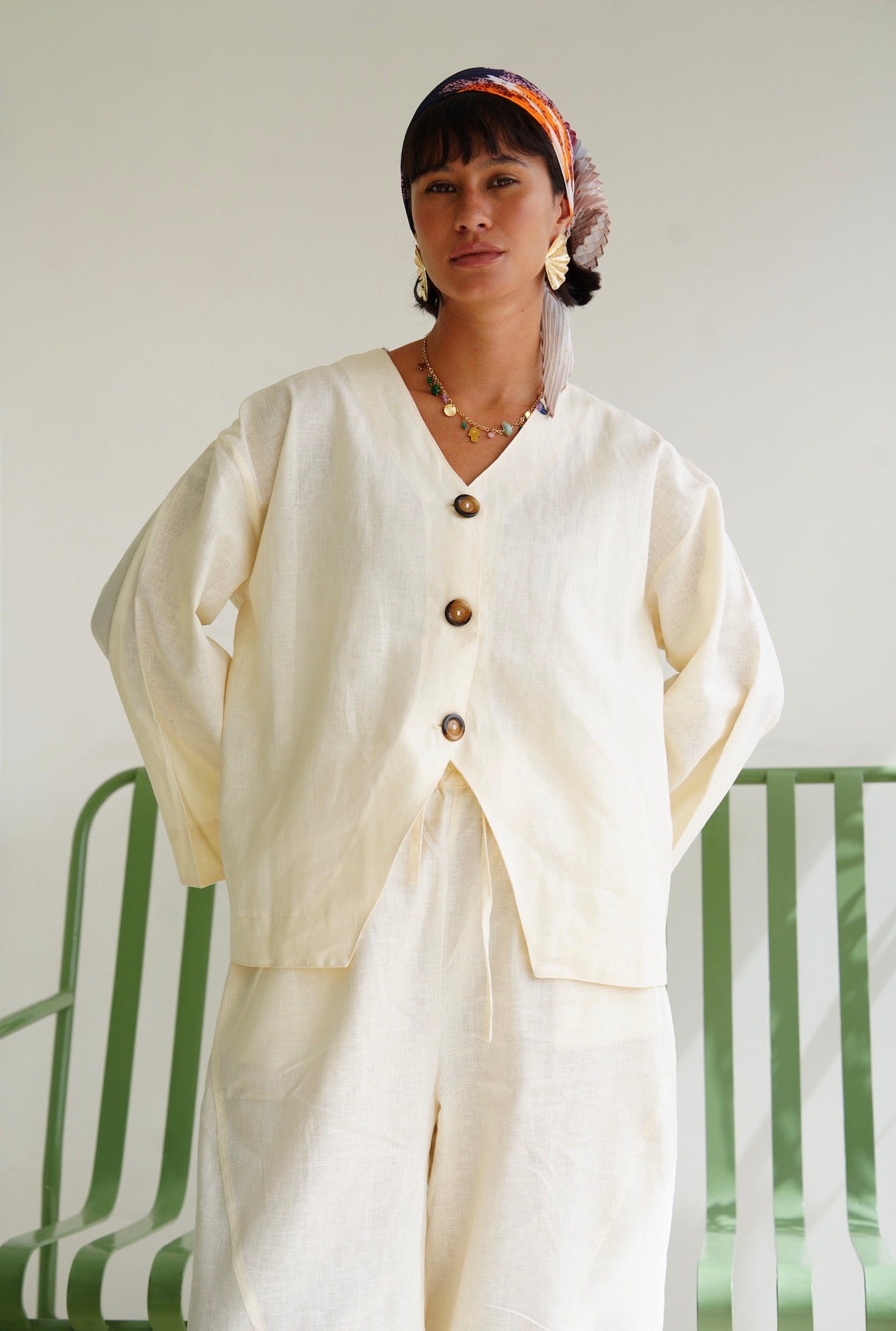 Soft Breeze Top in Butter Yellow