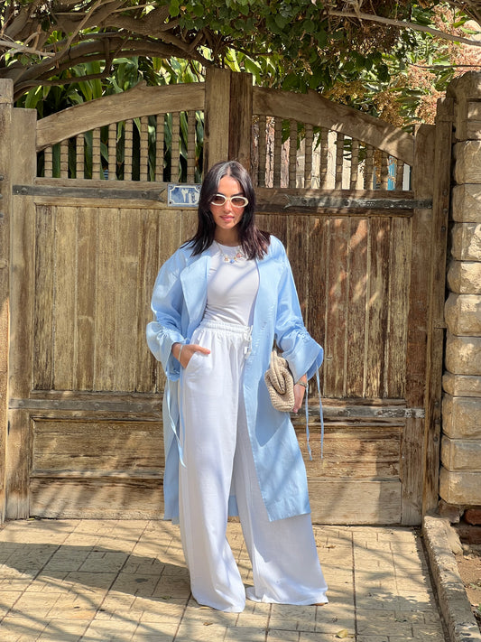 Sea Foam Pants in White