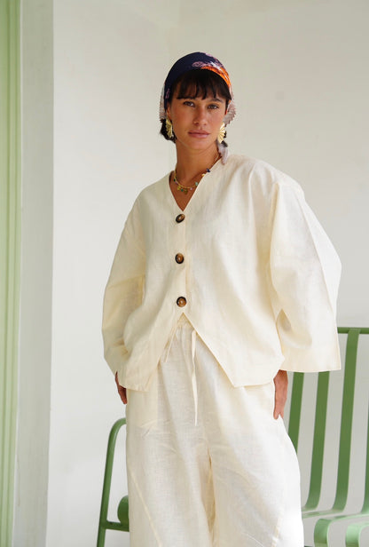 Soft Breeze Top in Butter Yellow