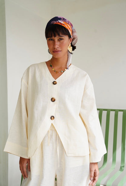 Soft Breeze Top in Butter Yellow