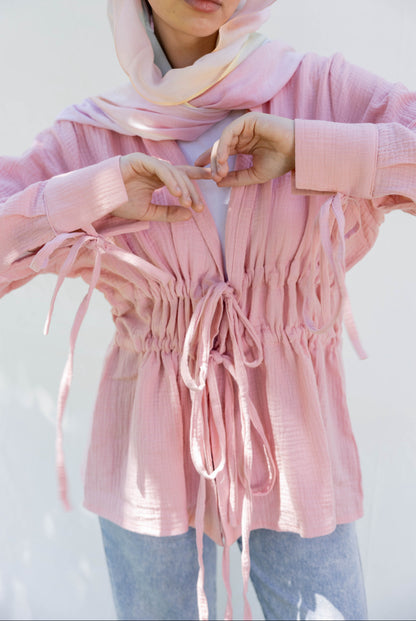 Flora Drawstring Waist Shirt
