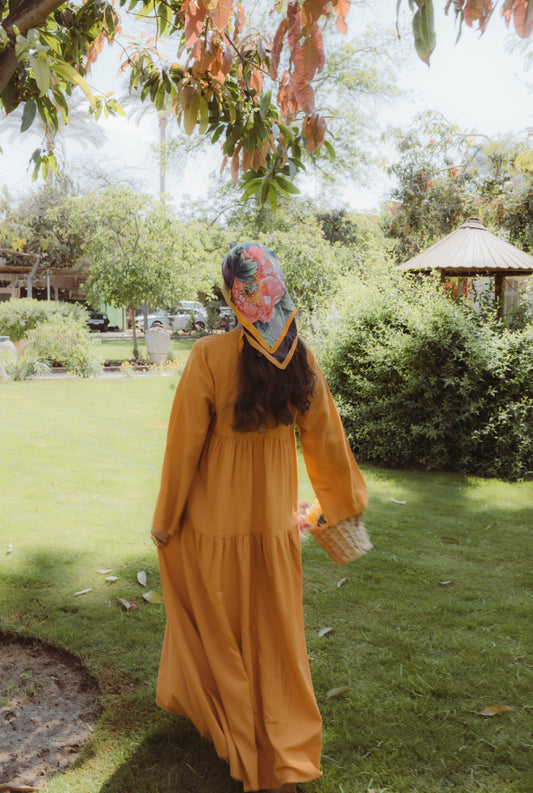 SunFlower Dress in Orange
