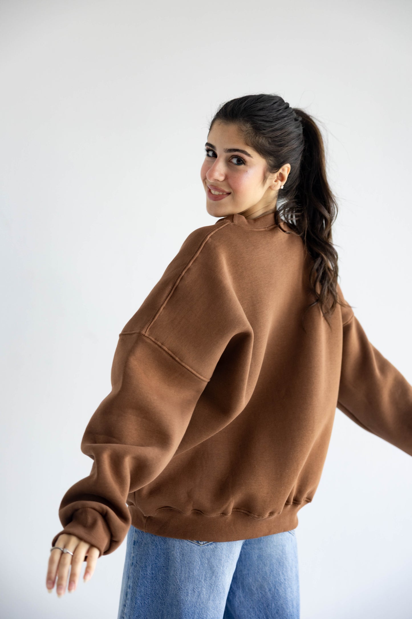 Self love Crewneck in Brown