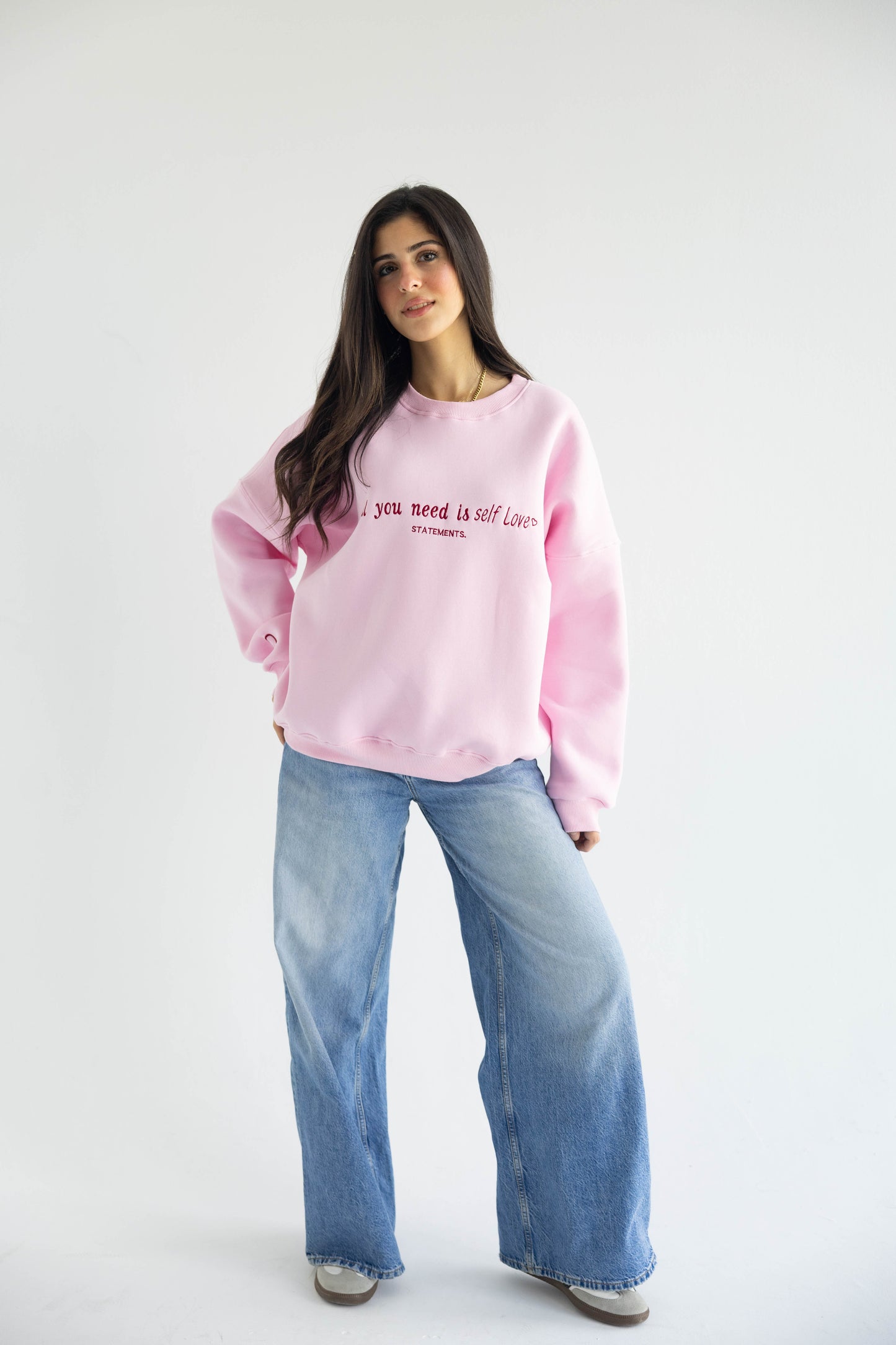 Self love Crewneck in Pink