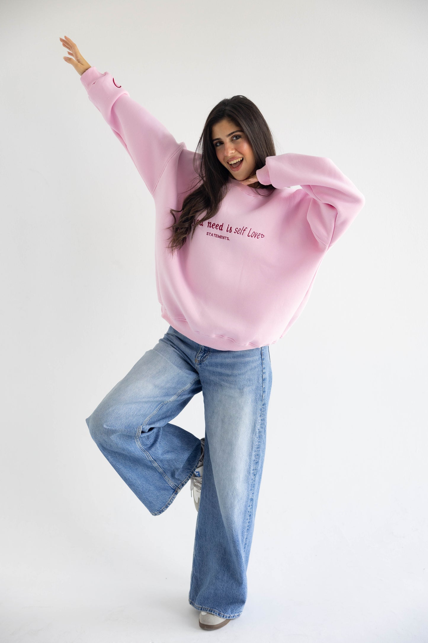Self love Crewneck in Pink