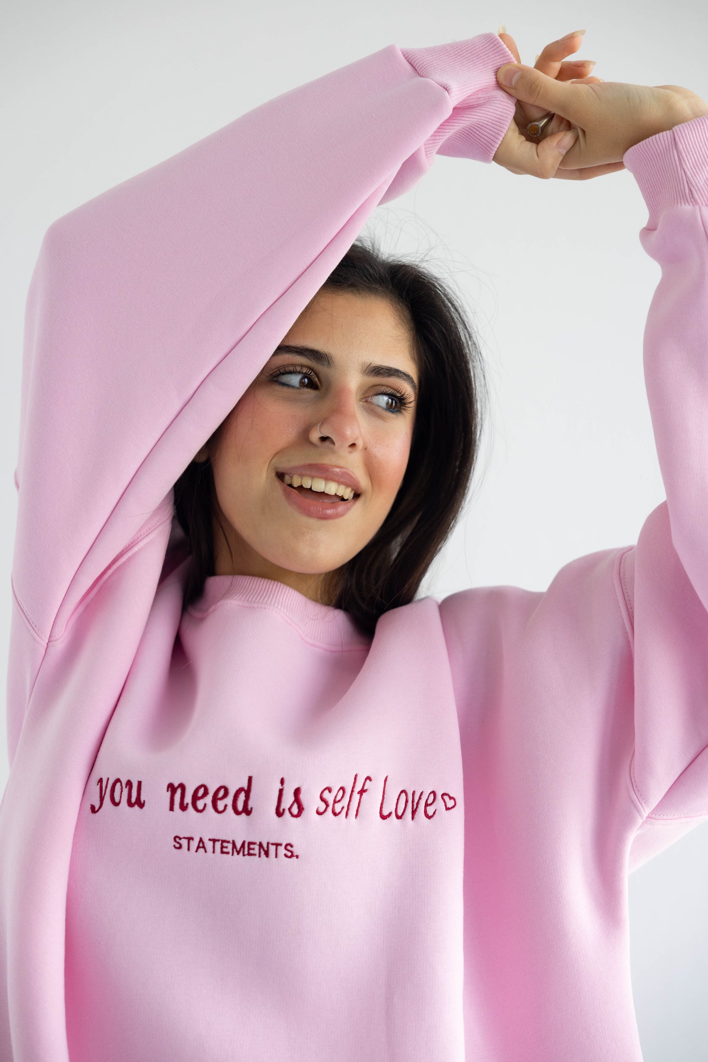Self love Crewneck in Pink
