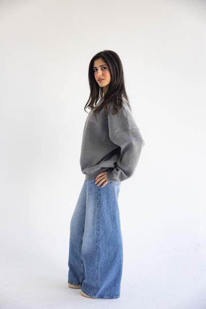 Self love Crewneck in Grey